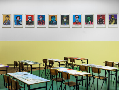 Karol Radziszewski, The classroom, exhibition view. Courtesy of Moderna Museet