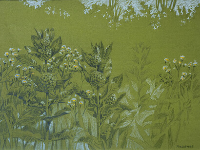 Tom Torluemke, Milkweed, 2018. Courtesy of Bert Green Fine Art