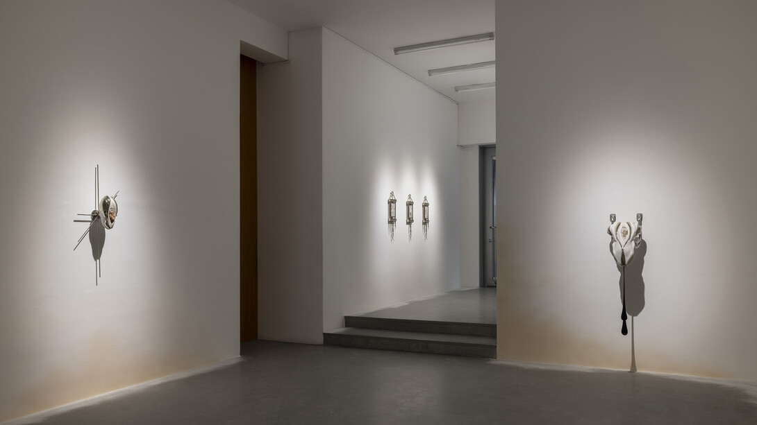 Ivana Bašić, Fantasy vanishes in flesh, exhibition view. Courtesy of Francesca Minini. Photo by Andrea Rossetti