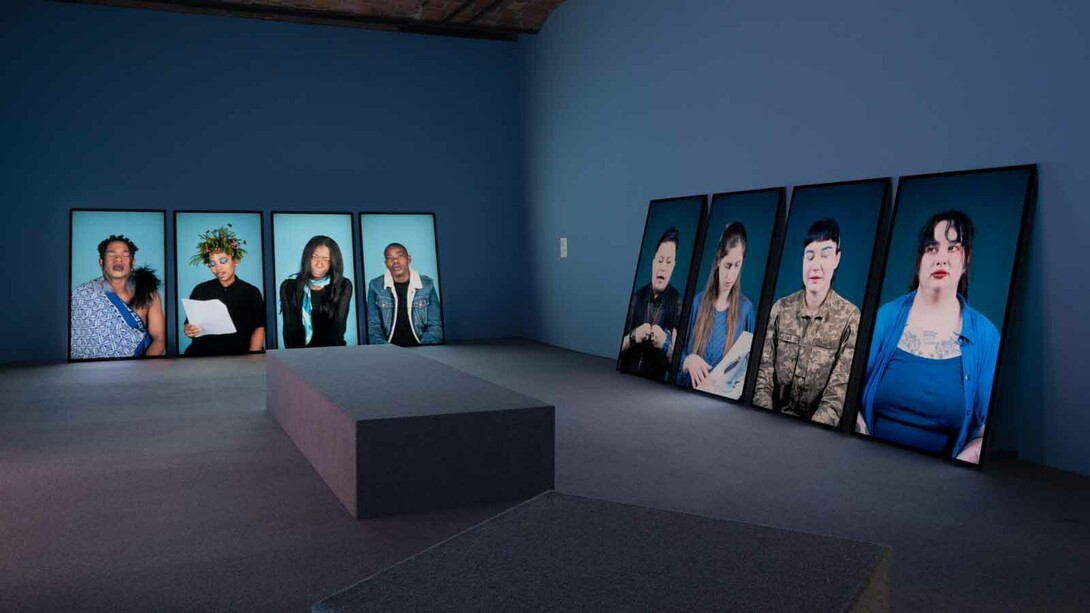 Gabrielle Goliath, Personal accounts, vista de exhibición. Cortesía de MoMA PS1