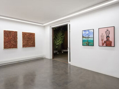 Various artists, Venus noire, exhibition view. Courtesy of Galleria Anna Marra