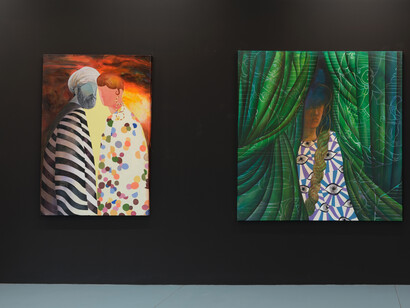 Pourea Alimirzaee, Fingerprint / Ostorlab, ausstellungsansicht. Mit freundlicher genehmigung von Nagel Draxler Kabinett