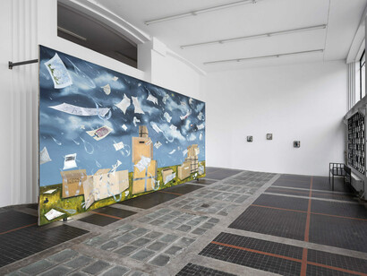 Karolina Jabłońska, Old wives' summer, exhibition view. Courtesy of Raster Gallery