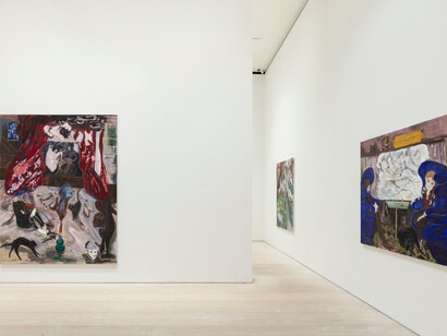 Eeva Peura, Bounded by darkness, exhibition view. Courtesy of Galerie Forsblom