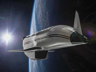 HOTOL, lo spazioplano progettato dalla BAE Systems Air negli anni '80.(Credit: BAESystemsAir)