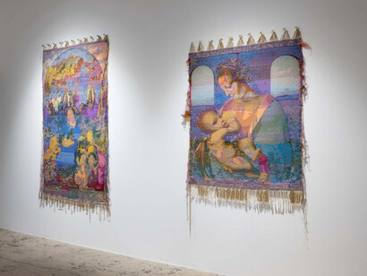 John Paul Morabito, Our lady of the bathhouse, exhibition view. Courtesy of Patricia Sweetow Gallery