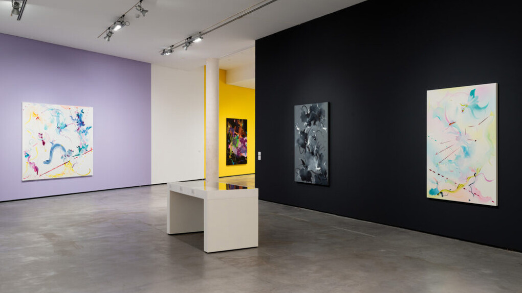 Fiona Rae, Vista, vista de exhibición. Cortesía del Es Baluard Museu d’Art Modern i Contemporani