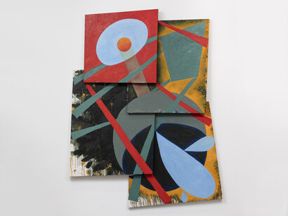 Singing in unison, part 12: painting in space, exhibition view. Courtesy of Art Cake