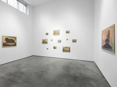 Martyn Cross, Gods shaped of mud, exhibition view. Courtesy of Marianne Boesky Gallery