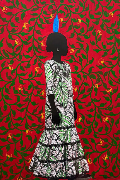 Saïdou Dicko, La source, 2025. Courtesy of Jackson Fine Art