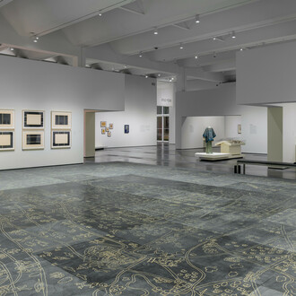 Deep cuts: block printing across cultures, exhibition view. Courtesy of Los Angeles County Museum of Art