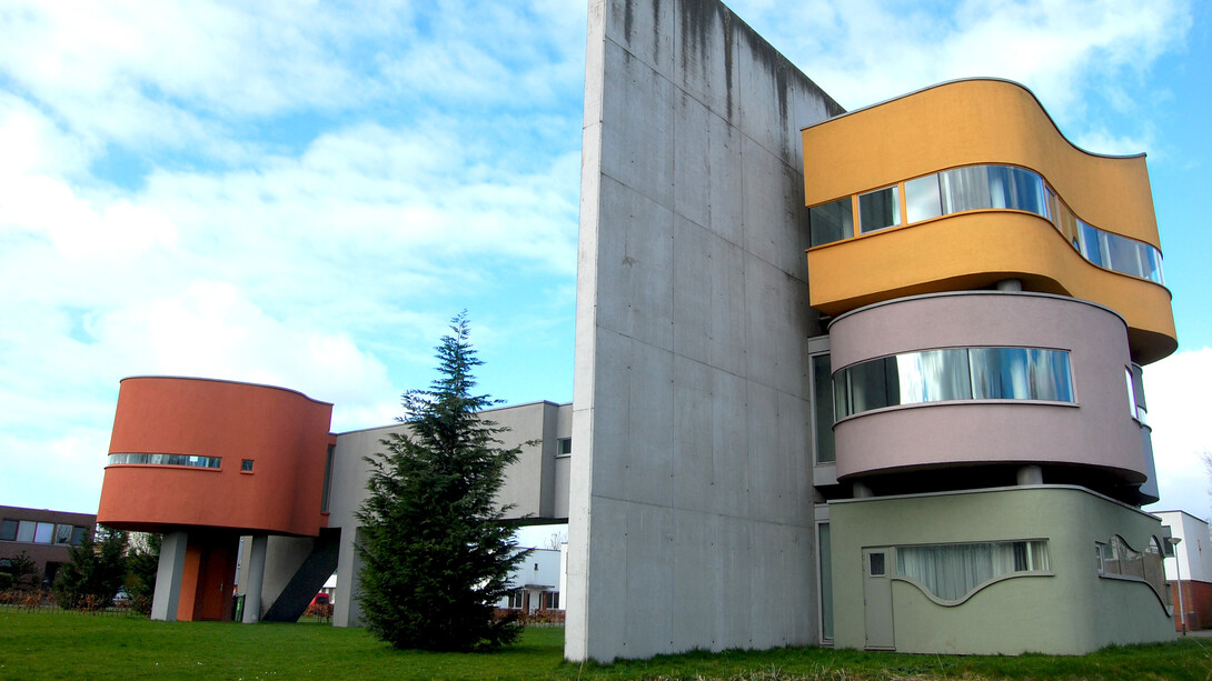 Wall House II in Groningen, Netherlands, stands as a powerful example of postmodern architecture blending art and habitation