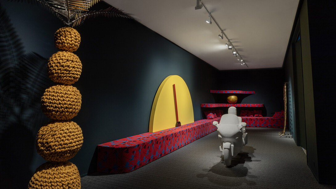 Daniel Basso, Club velvet, exhibition view. Courtesy of Museo de Arte Moderno de Buenos Aires