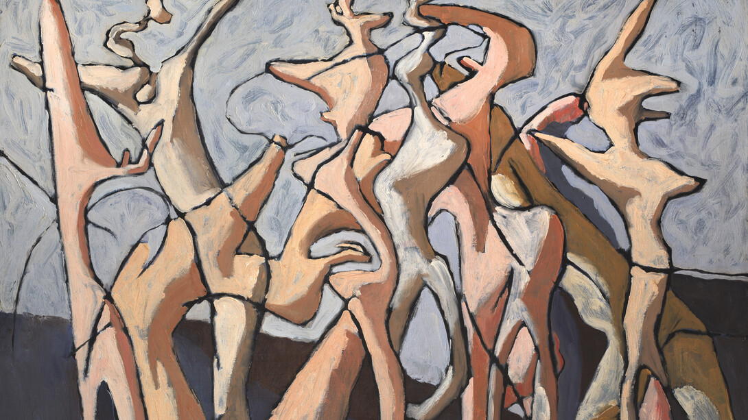 Josep de Togores, Figures (Figuras) (detalle), 1930. Cortesía del Museo Carmen Thyssen