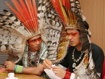 Tombamento da Ayahuasca, em 2010. A legalidade do chá no Brasil é garantida em contextos religiosos, mas o debate sobre sua regulamentação continua aceso