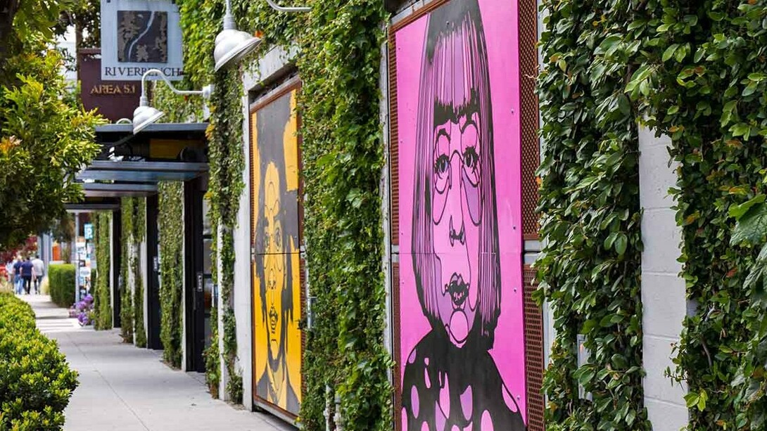 The Funk Zone: a colorful mix of galleries, tasting rooms, and seaside views