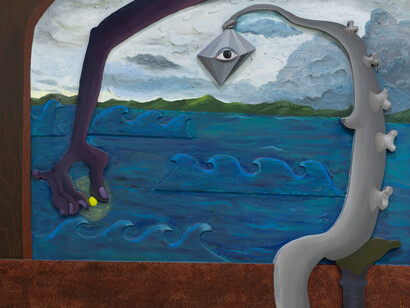 Alexandria Smith, a curious intervention (detail), 2025. Courtesy of David Castillo Gallery