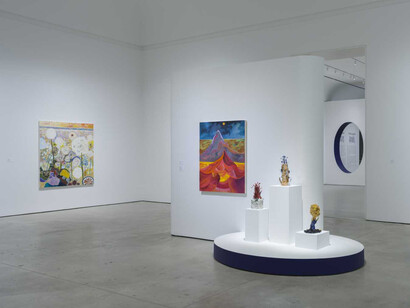 Shara Hughes, Inside outside, exhibition view. Courtesy of Norton Museum of Art