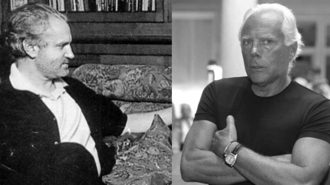 In copertina Gianni Versace, nella sua casa di Milano intervistato da Mario Biondi nel dicembre 1990, e Giorgio Armani nel 1997. "Dove Armani era sobrio, Versace era spettacolo.” Un contrasto iconico tra due visioni complementari della moda italiana