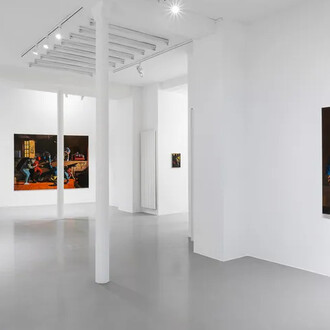 Mohamed Saïd Chair, Out of the shadows, exhibition view. Courtesy of Afikaris Gallery