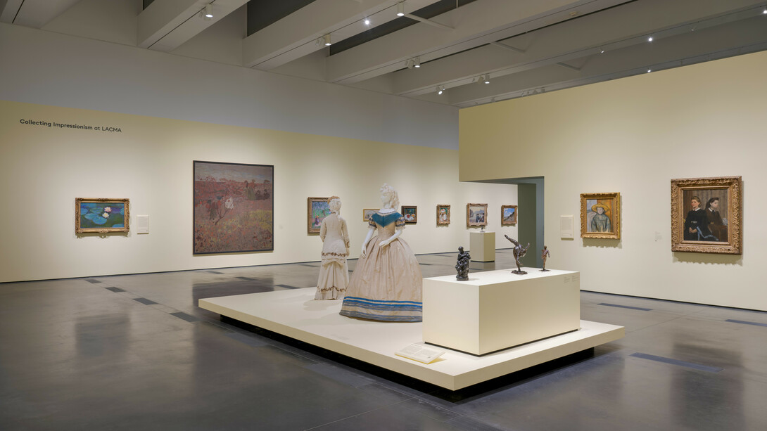 Various artists, Collecting impressionism at LACMA, exhibition view. Courtesy of Los Angeles County Museum of Art