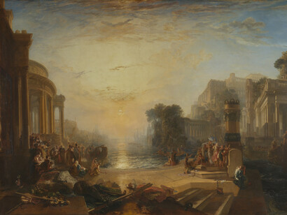JMW Turner, The decline of the Carthaginian empire, exh 1817. Courtesy of Tate Britain