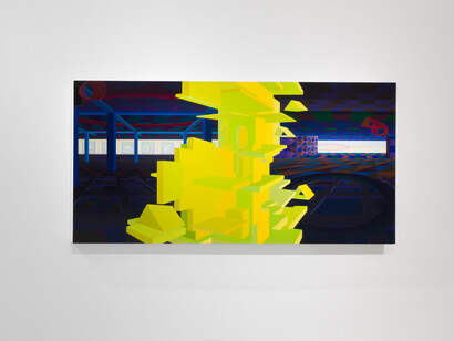 Singing in unison, part 12: painting in space, exhibition view. Courtesy of Art Cake