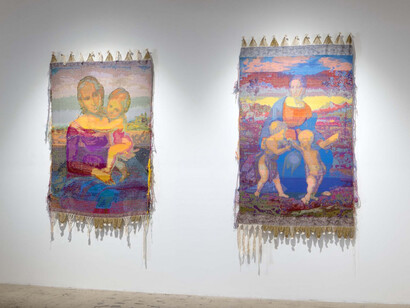 John Paul Morabito, Our lady of the bathhouse, exhibition view. Courtesy of Patricia Sweetow Gallery