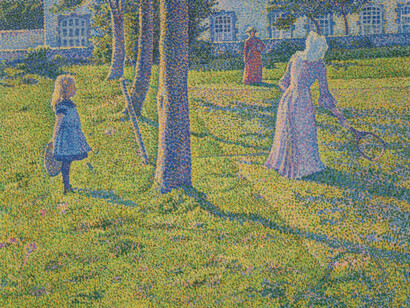 Théo Van Rysselberghe, The tennis party, 1889. Courtesy of Arp Museum