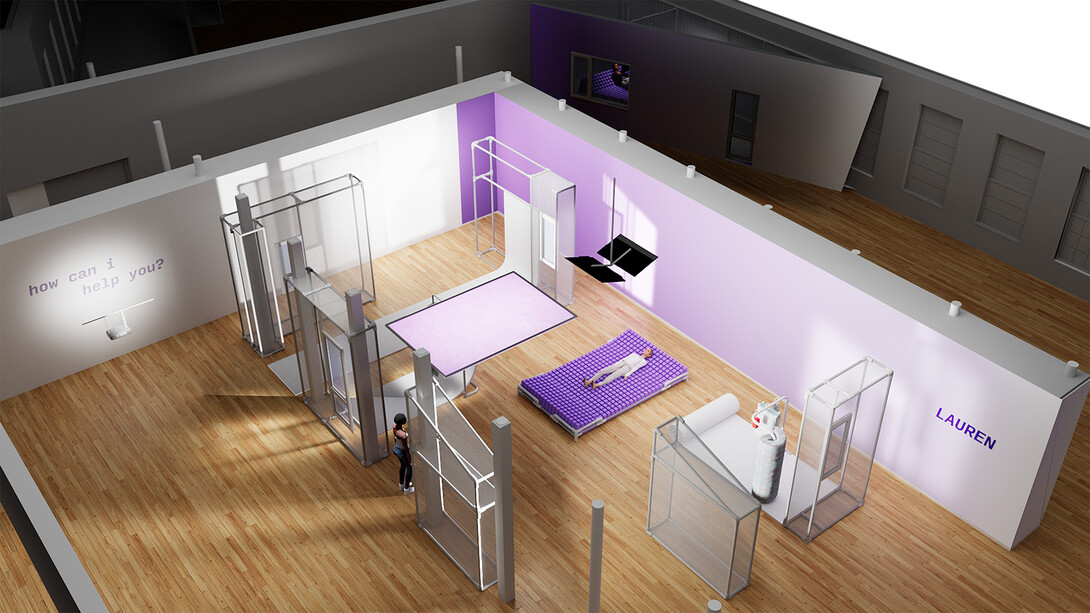 Various artists, Technologies of relation, exhibition view. Courtesy of MASS MoCA