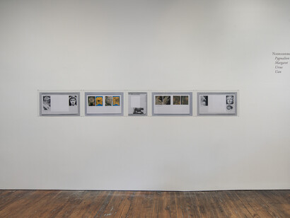 Nashashibi/Skaer, Pygmalion margaret ursus uan, exhibition view. Courtesy of Peter Freeman, Inc.