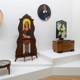 Beatriz González, La imagen en tránsito, vista de la exposición. Cortesía de la Pinacoteca