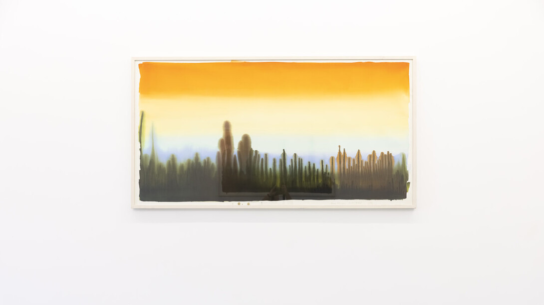 Juan Manuel Rodríguez, Amanecer infinito, vista de exhibición. Cortesía de Galería Xippas