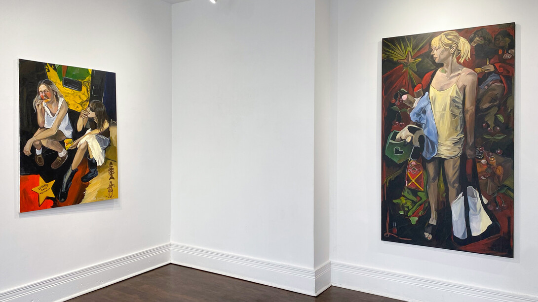 Josie Tolliver Shaw, Cherry, exhibition view. Courtesy of Susan Eley Fine Art