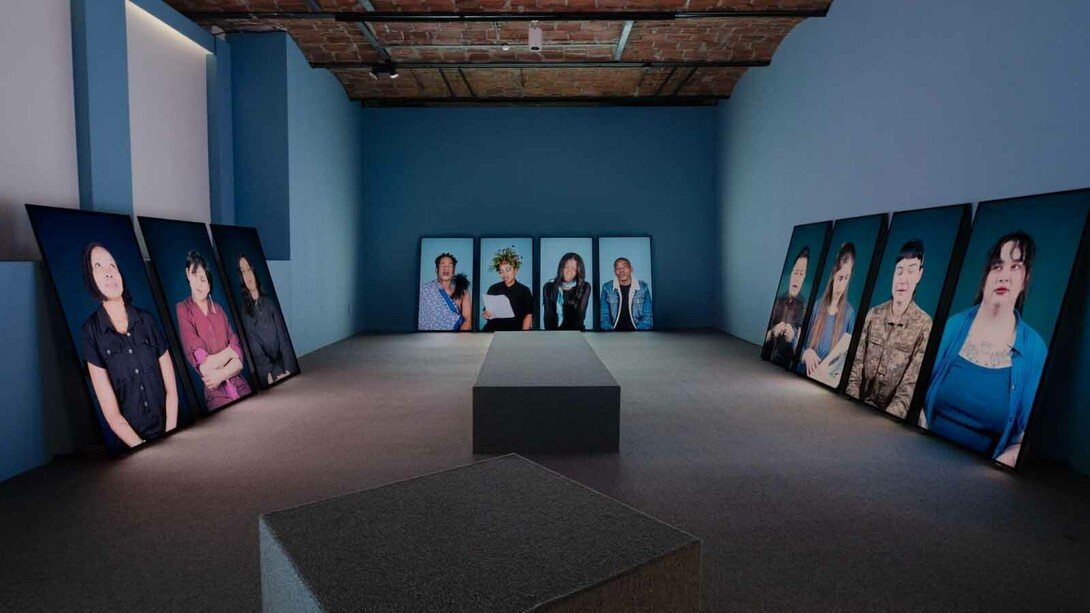 Gabrielle Goliath, Personal accounts, exhibition view. Courtesy of MoMA PS1