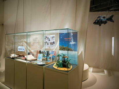 L’île de sable, ausstellungsansicht. Mit freundlicher genehmigung von Laténium