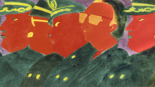 Beatriz González, Los papagayos (detalle). Cortesía de Barbican Centre