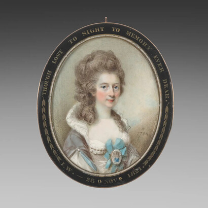 Horace Hone, Portrait of Lady Grace Anna Newenham, 1784. Courtesy of Cleveland Museum of Art