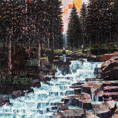 Gustavo Acosta, The waterfall's manifesto, 2022. Courtesy of 532 Gallery