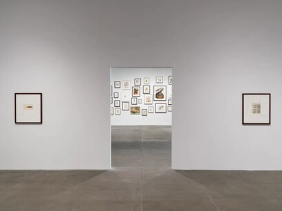 Lee Lozano, Hard handshake, exhibition view. Courtesy of Hauser & Wirth Gallery