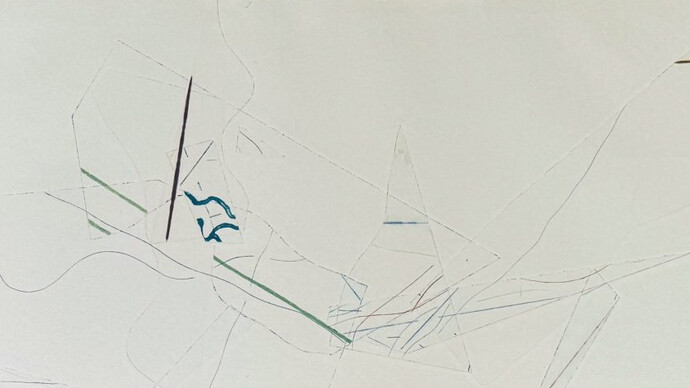 John Cage, Changes and disappearances (detail), 1980. Courtesy of Jennifer Baahng