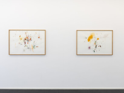 Rita Fischer, Intemperies, vista de exhibición. Cortesía de Galería Xippas