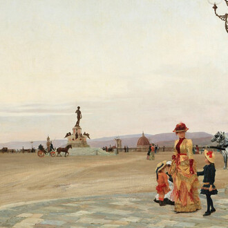 Adolfo Tommasi, Piazzale Michelangelo, 1883. Per gentile concessione di METS