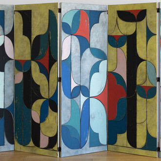 Kamrooz Aram, Untitled (Paravent) (detail), 2024. Courtesy of Green Art Gallery