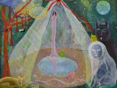 Lacey Black, Mother of pearl (detail), 2025. Courtesy of Monya Rowe Gallery