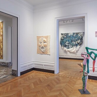 Artistes variés, Textile unravelled, vue de l'exposition. Avec l'aimable autorisation de la Galerie Christophe Gaillard