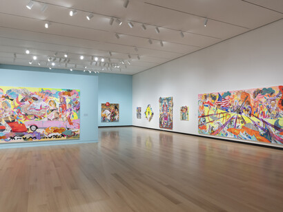 Jamea Richmond Edwards, Another world and yet the same, exhibition view. Courtesy of the Wellin Museum of Art