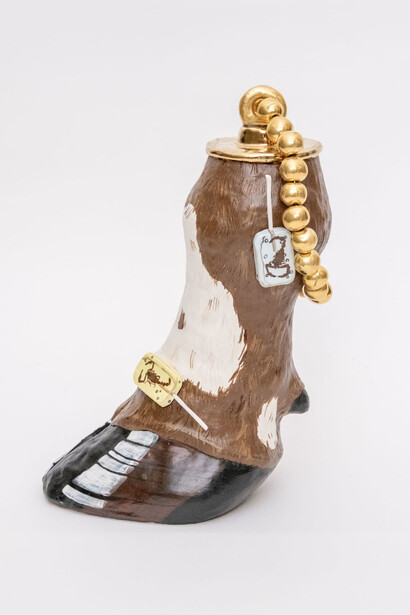 Sarah Allwine, Booby trapped, 2024. Courtesy of David B. Smith Gallery