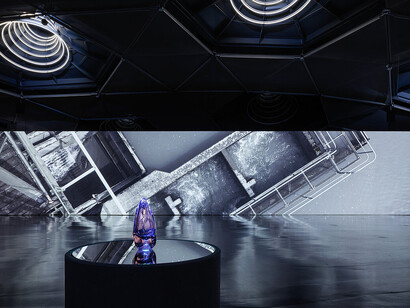 Emilija Škarnulytė, Waters call me home, exhibition view. Courtesy of Kunsthaus Graz