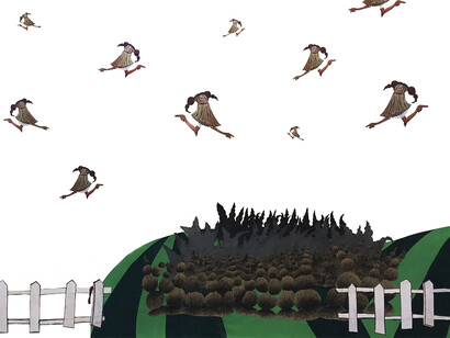 Alexandria Smith, Dissident garden (detail), 2014. Courtesy of Hashimoto Contemporary